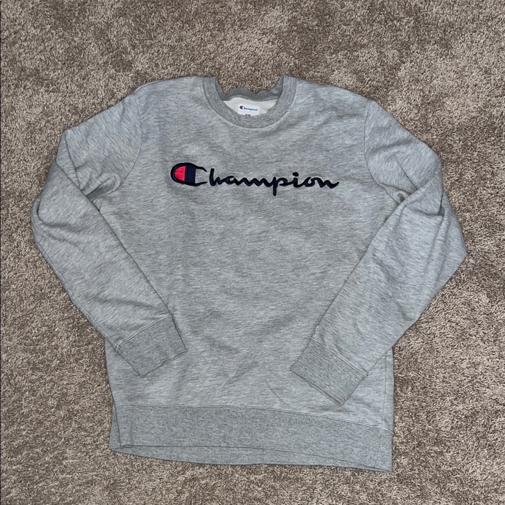 Champion Gray Crewneck Sweater